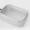 Aluminum bento box, outdoor cooking and cooking rice box, folding handle aluminum alloy lunch box, camping and picnic tableware Specification image